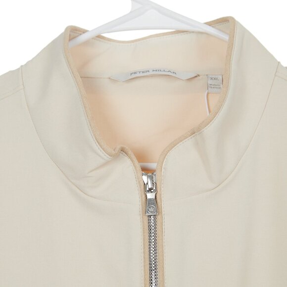Peter Millar Full Zip Surge Vest in Stone Women's XXL NWT - Picture 2 of 9